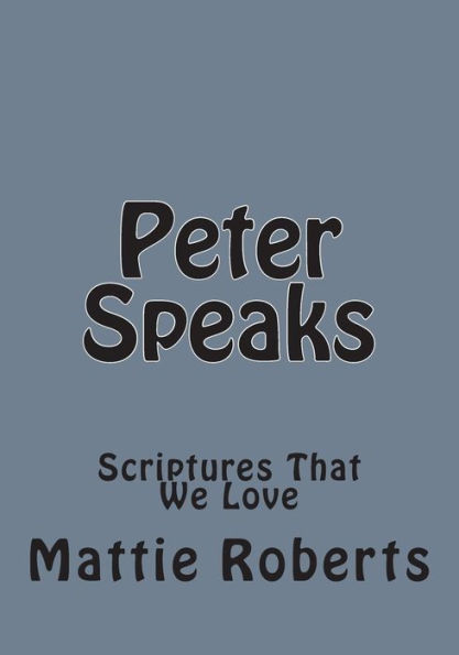 Peter Speaks
