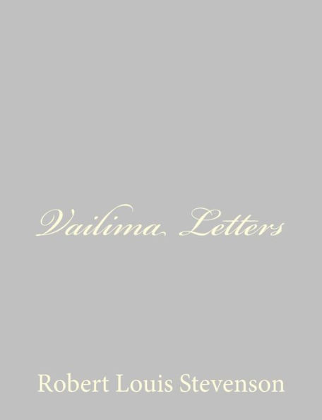 Vailima Letters