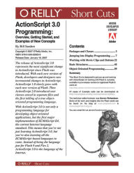 Title: ActionScript 3.0 Programming: Overview, Getting Started, and Examples of New Concepts, Author: William Sanders