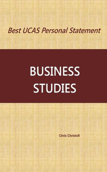 ucas personal statement business studies