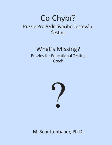 What's Missing? Puzzles for Educational Testing: Czech