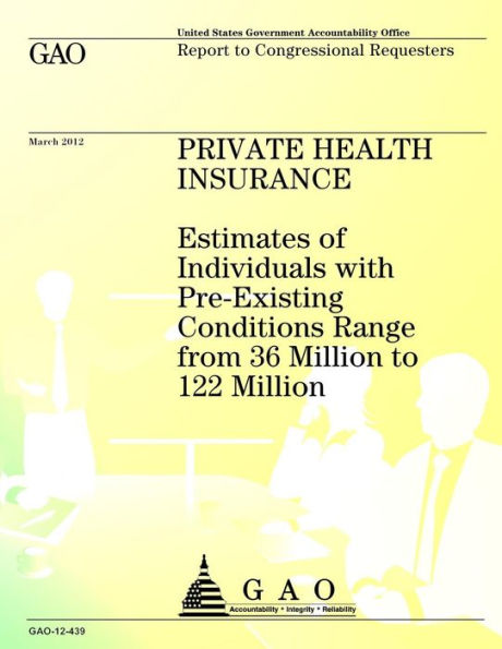 Private Health Insurance: Estimates of Individuals with Pre-Existing Conditions Range from 36 Million to 122 Million