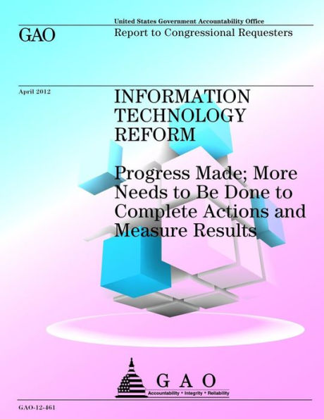 Information Technology Reform: Progress Made; More Needs to Be Done to Complete Actions and Measure Results