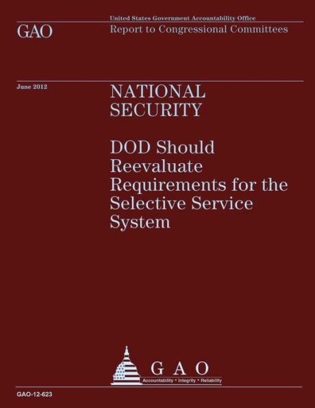 National Security: DOD Should Reevaluate Requirements for the Selective Service System