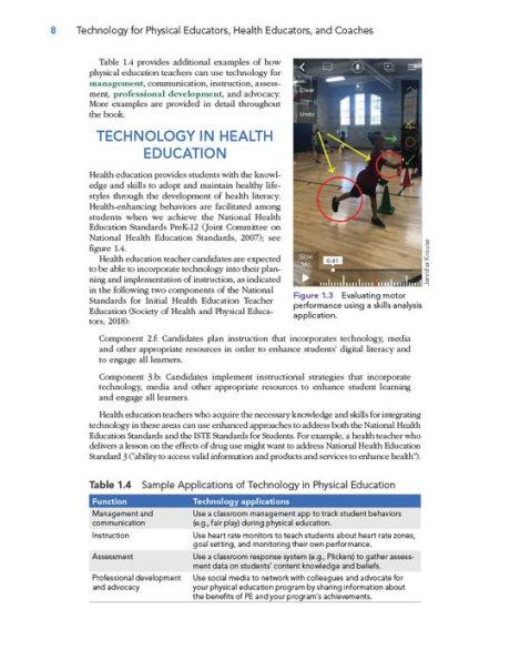 Technology for Physical Educators, Health and Coaches: Enhancing Instruction, Assessment, Management, Professional Development, Advocacy