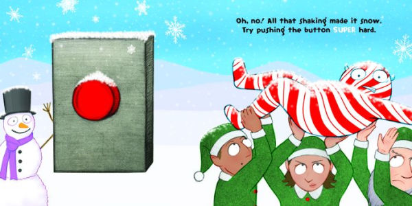 Don't Push the Button! A Christmas Adventure: An Interactive Holiday Book For Toddlers