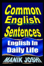Common English Sentences: English In Daily Life