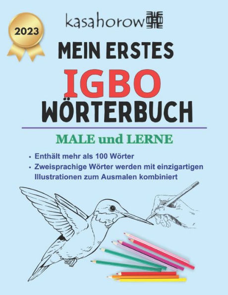 Mein Erstes Igbo Wörterbuch: male und lerne