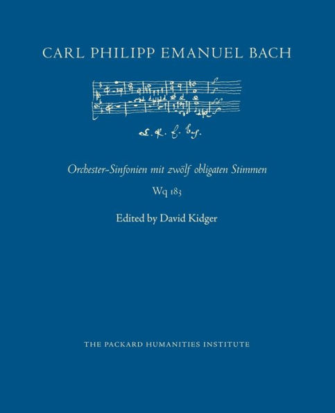 Orchester-Sinfonien mit zwölf obligaten Stimmen Wq 183