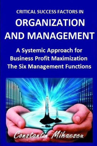 Critical Success Factors in Organization and Management: The Six Natural Systemic Management Functions