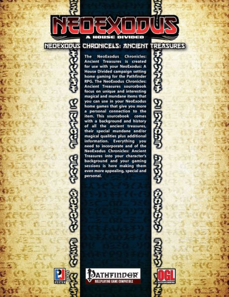 NeoExodus Chronicles: Ancient Treasures