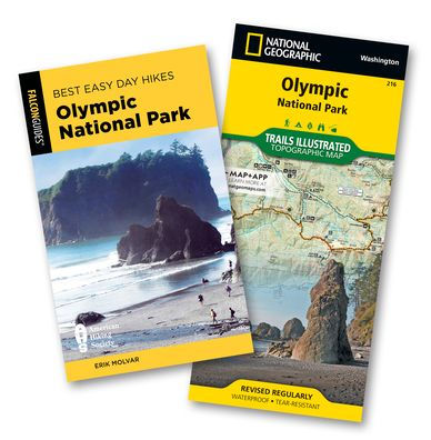 Best Easy Day Hiking Guide and Trail Map Bundle: Olympic National Park