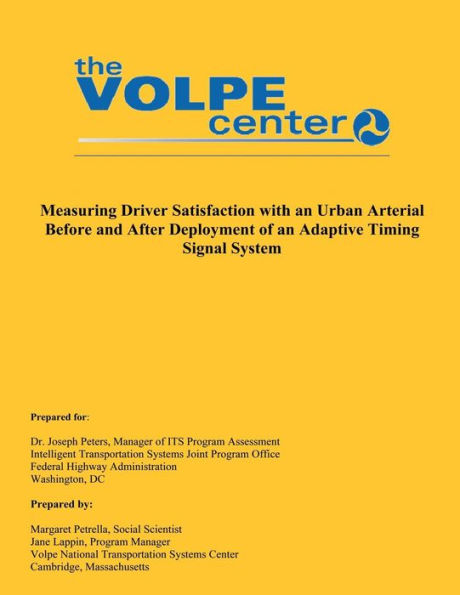 Measuring Driver Satisfaction with an Urban Arterial Before and After Deployment of an Adaptive Timing Signal System