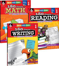 Title: 180 Days of Reading, Writing, and Math for First Grade 3-Book Set, Author: Teacher Created Materials