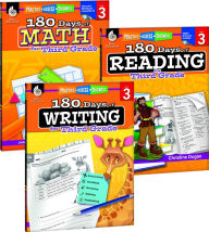 Title: 180 Days of Reading, Writing and Math for Third Grade 3-Book Set, Author: Christine Dugan