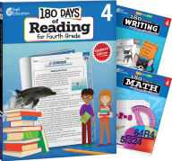 Title: 180 DaysT: Reading, Writing and Math for Grade 4: 3-Book Set: Practice, Assess, Diagnose, Author: Multiple Authors
