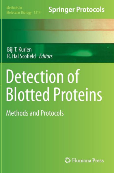 Detection of Blotted Proteins: Methods and Protocols