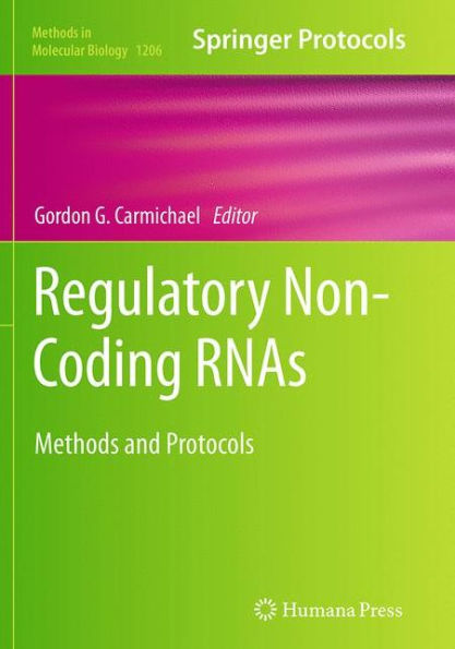 Regulatory Non-Coding RNAs: Methods and Protocols