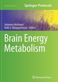 Title: Brain Energy Metabolism, Author: Johannes Hirrlinger
