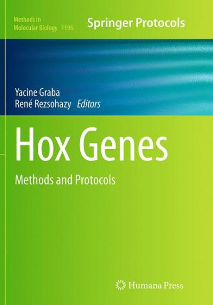 Hox Genes: Methods and Protocols