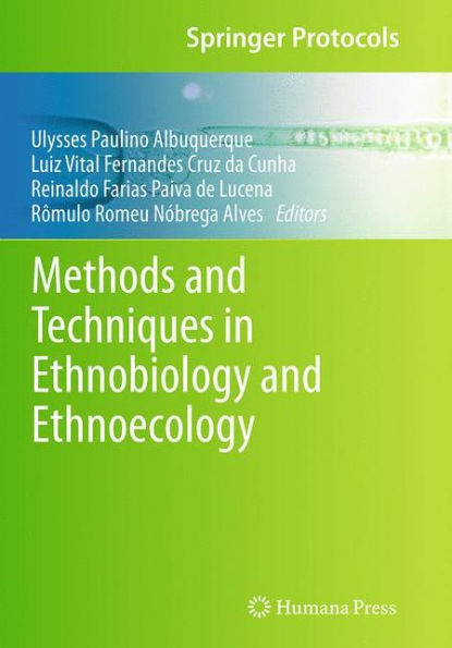 Methods and Techniques Ethnobiology Ethnoecology