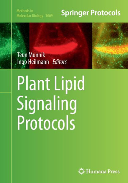 Plant Lipid Signaling Protocols