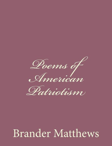 Poems of American Patriotism