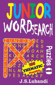 Title: Junior Word Search Puzzles, Author: J S Lubandi