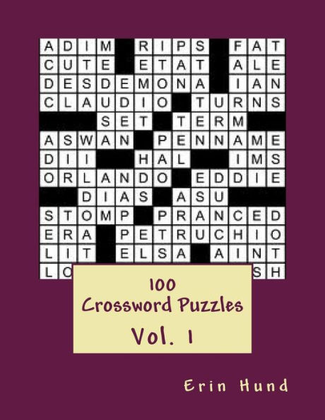 100 Crossword Puzzles Vol