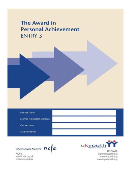 Award in Personal Achievement Workbook Entry 3