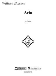 Title: Aria: for Guitar, Author: William Bolcom