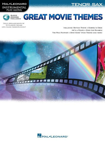Great Movie Themes - Instrumental Play-Along for Tenor Sax (Book/Online Audio)