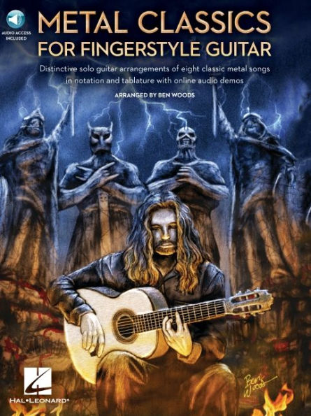 Metal Classics for Fingerstyle Guitar Book/Online Audio