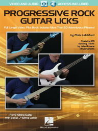 Title: Progressive Rock Guitar Licks: Featuring 20 Backing Tracks by John Browne of Monuments, Author: Chris Letchford