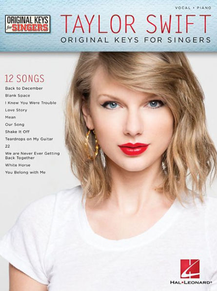 Taylor Swift - Original Keys for Singers