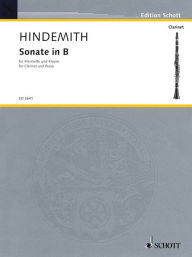 Title: Sonata in B-flat: Clarinet and Piano, Author: Paul Hindemith