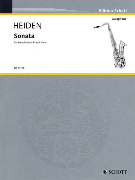 Sonata: for Alto Saxophone & Piano