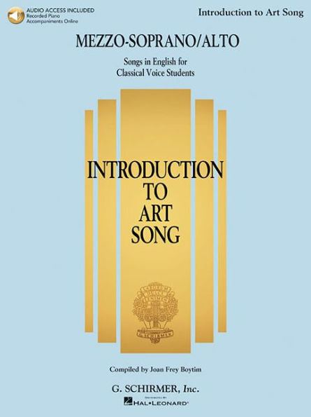 Introduction to Art Song for Mezzo-Soprano/Alto: Songs in English for Classical Voice Students