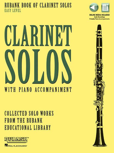 Rubank Book of Clarinet Solos - Easy Level: Book with Online Audio (stream or download)