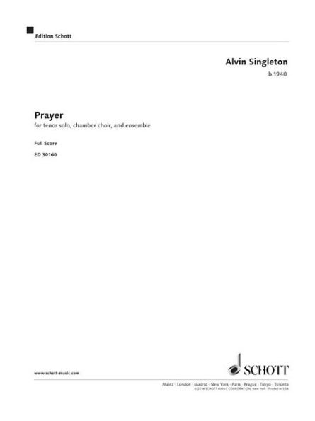 Prayer: Tenor, Chamber Choir, Organ, Harp, Trumpet, Cello