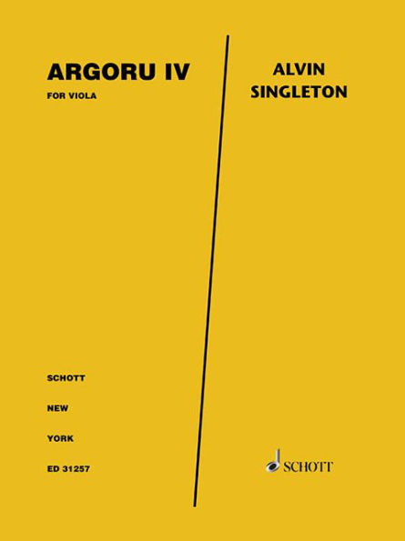 Argoru IV: for Viola Solo