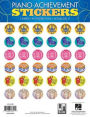 Piano Achievement Stickers: Pack of 96 Stickers