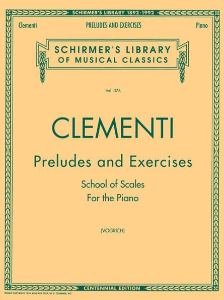 Preludes and Exercises: Schirmer Library of Classics Volume 376 Piano Solo