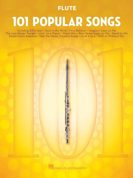 101 Popular Songs: for Flute