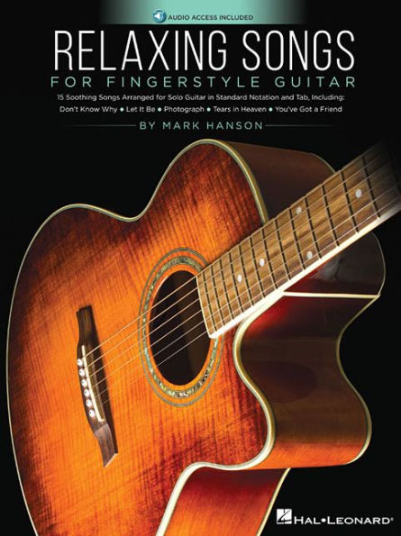 Relaxing Songs for Fingerstyle Guitar Book/Online Audio