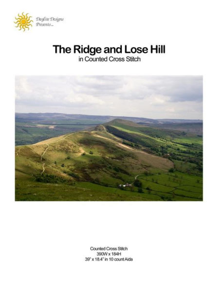 The Ridge and Lose Hill in Counted Cross Stitch