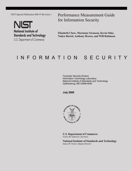 Performance Measurement Guide for Information Security