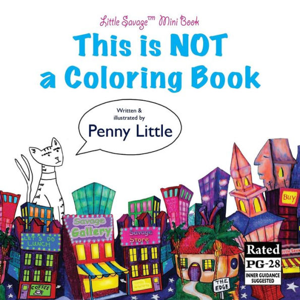 This is NOT a Coloring Book: Little Savage Mini Book
