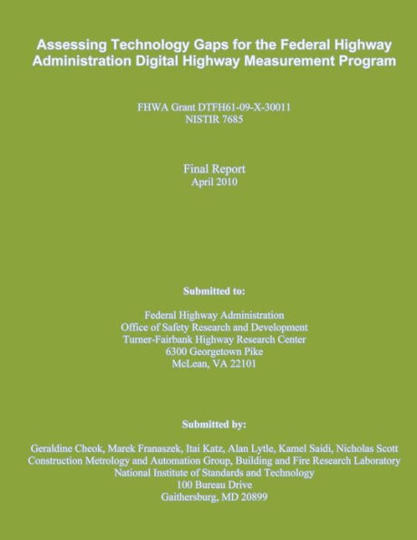 Assessing Technology Gaps for the Federal Highway Administration Digital Highway Measurement Program