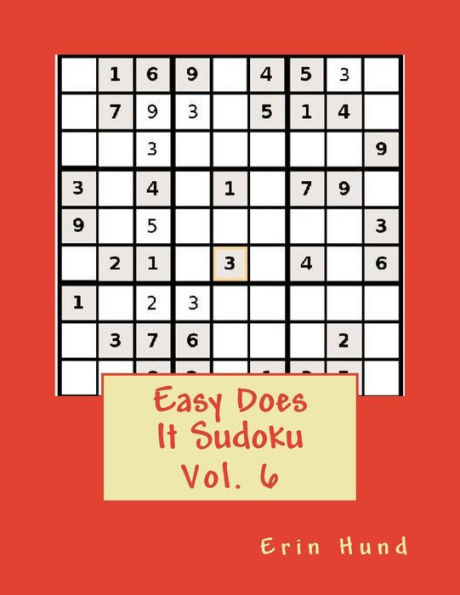 Easy Does It Sudoku Vol. 6
